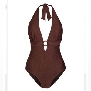 Gabrielle Ring Halter One-Piece Swimsuit
Change of Scenery size small